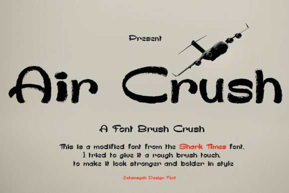 Air Crush: A Display Font That Elevates Real Small Business Branding