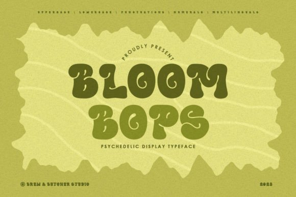 Bloombops: A Playful Display Font for Bold Brand Moments