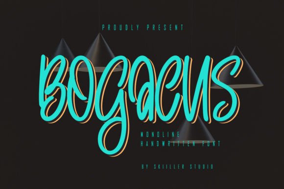 Bogacus: A Confident Handwritten Display Font for Editorial Design