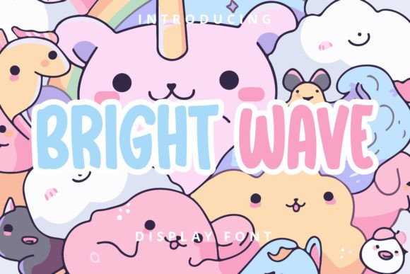 Bright Wave: A Playful Display Font for Digital Branding