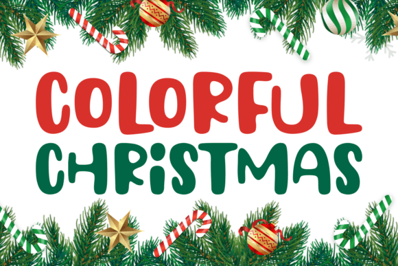 Colorful Christmas: A Display Font That Makes Holiday Campaigns Instantly Recognizable