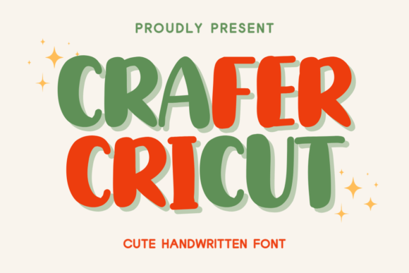 Crafer Cricut: A Display Font That Feels Like a Design Shortcut