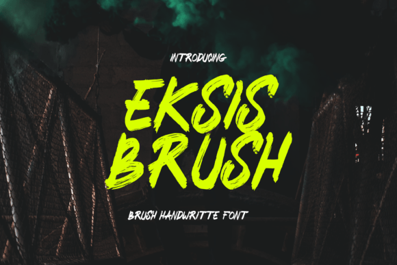 Eksis Brush: A Versatile Display Font for Small Business Branding