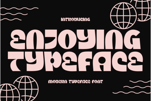 Enjoying Typeface: A Bold Display Font for Digital Branding