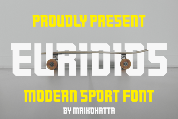Euridios: A Display Font with Athletic Grace