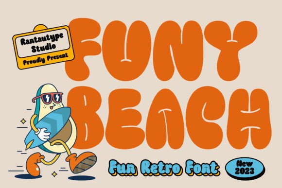 Funy Beach: A Whimsical Display Font That Delivers Charm