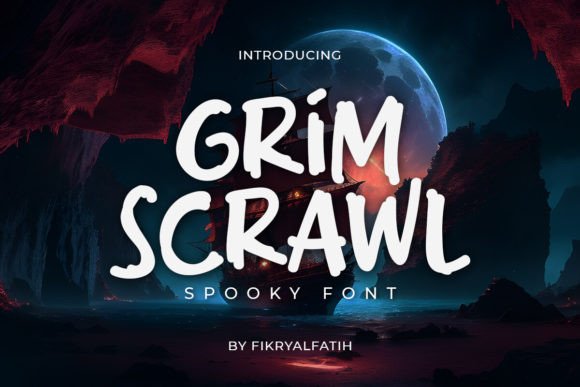 Grim Scrawl: A Display Font That Sets the Mood Before a Word Is Read