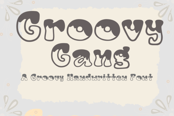 Groovy Gang Font: Retro-Cute Display Type That Cuts Through the Feed