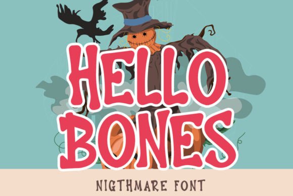 Hello Bones Display Font for Handmade Creators
