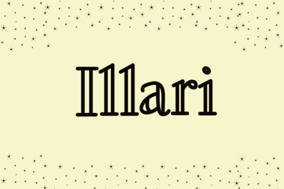 Illari: A Handwritten Display Font for Timeless Digital Branding