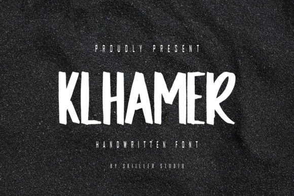 Klhamer: A Natural Handwritten Display Font for Digital Brands