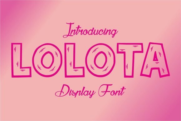 Lolota: A Bold Display Font That Makes Your Brand Instantly Memorable