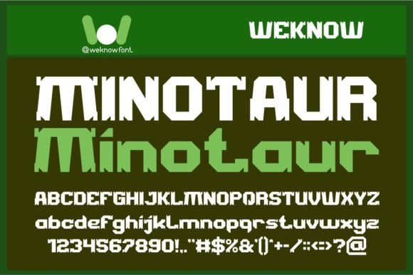Minotaur: A Techno-Sci-Fi Display Font That Anchors Editorial Mood