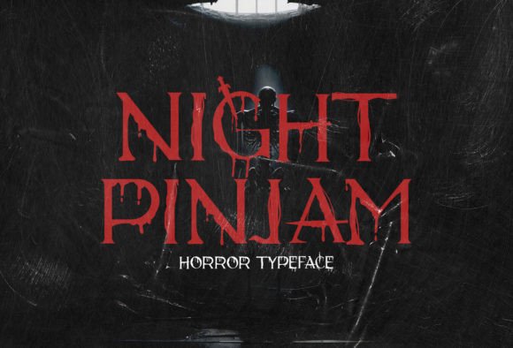 Night Pinjam: A Standout Display Font for Digital Branding