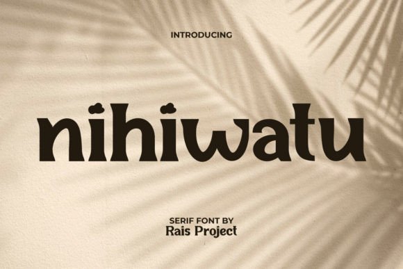 Nihiwatu: A Distinctive Display Font for Digital Branding
