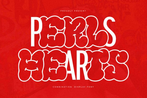Perls Hearts: A Joyful Display Font for Digital Branding