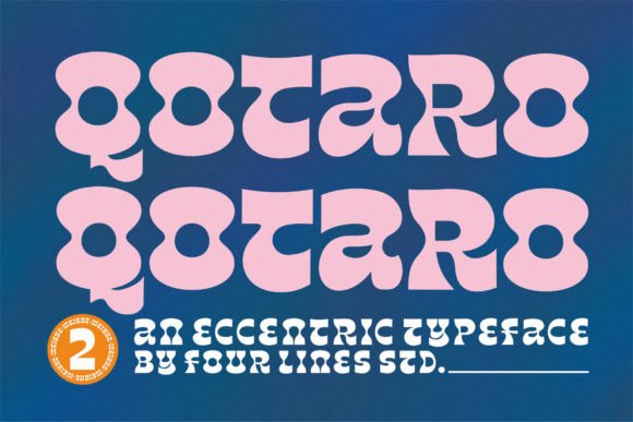 Qotaro Font: Elegant Display Type for Handmade Labels & Printables