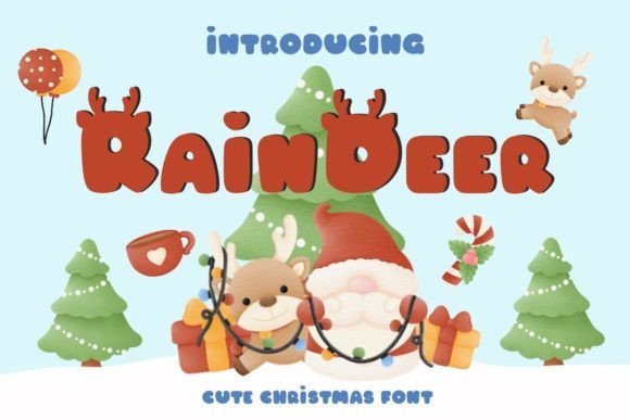 Raindeer: A Festive Display Font That Delivers Joy—Not Just Decoration