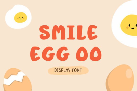 Smile Egg Oo: A Playful Display Font That Grabs Attention