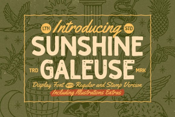 Sunshine Galeuse: A Display Font with Quiet Confidence