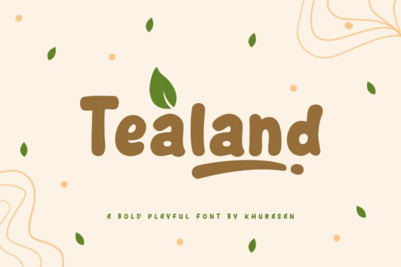 Tealand: A Modern Display Font That Feels Like a Design Win