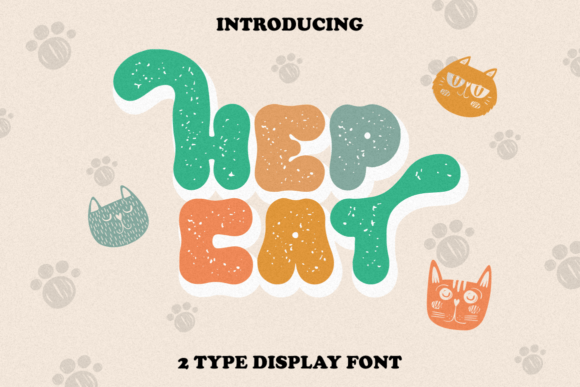 The Hepcat: A Playful, Retro Display Font for Digital Brands
