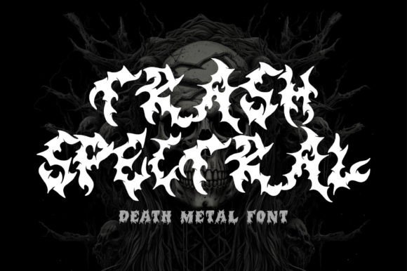 Trash Spectral: A Bold Display Font for Handmade Brands