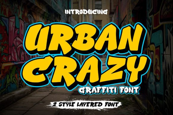 Urban Crazy: A Dynamic Display Font for Bold Digital Identity