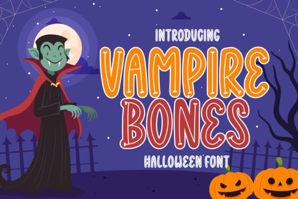 Vampire Bones: A Playful Display Font for Memorable Branding