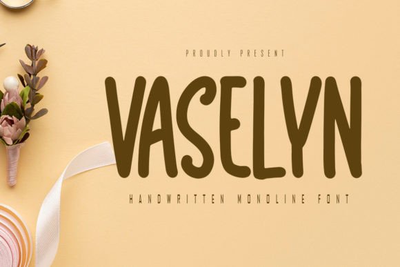 Vaselyn: A Handwritten Display Font with Urban Confidence