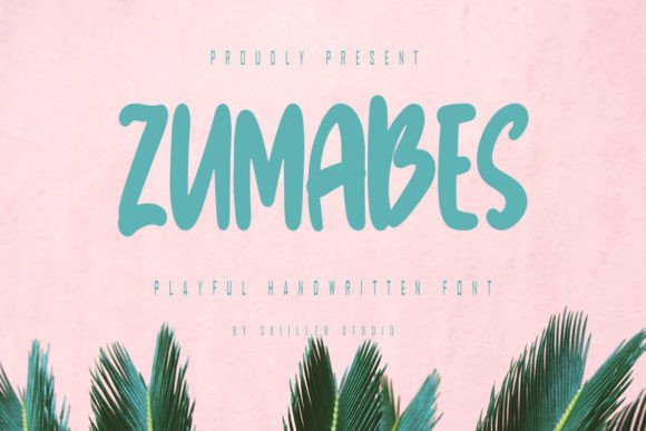 Zumabes: A Playful Sans Serif Display Font for Digital Design